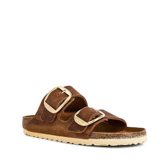 Birkenstock Arizona Big Buckle Sandal in Cognac, Size 37 - Picture 4 of 9